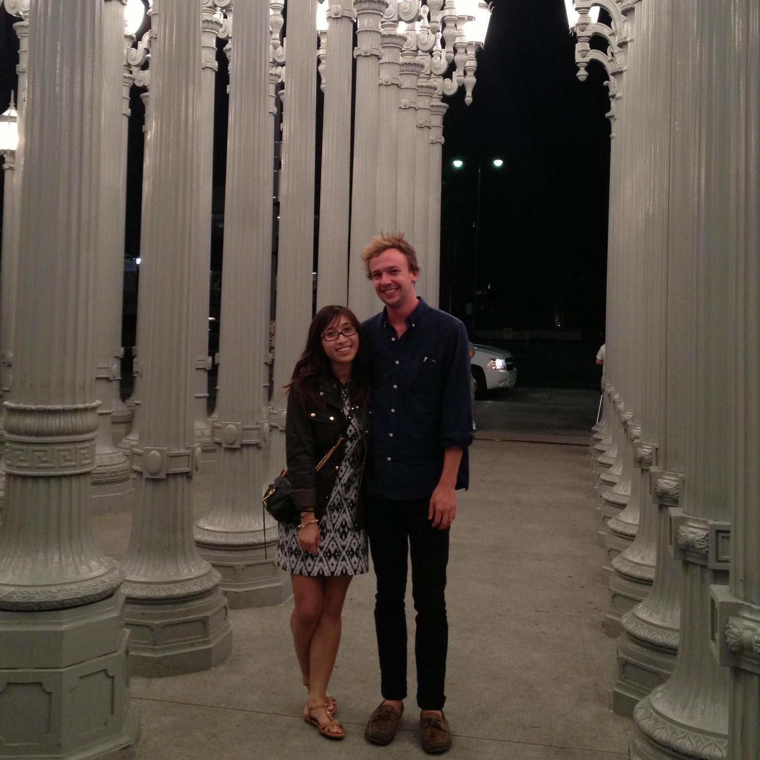 Our first photo together when we first started dating in 2012! We are babies