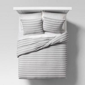 Gray Abstract Stripe Duvet Cover & Sham Set (King) - Project 62™
