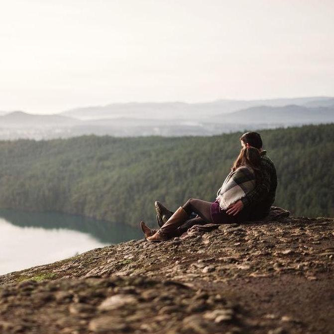 Engagement Photo - Swept Away Photography - Stoney Hill Park, BC