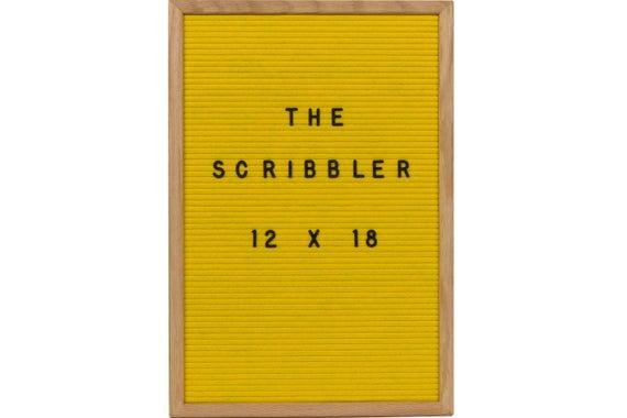 Felt Letter Board 12x18 yellow
