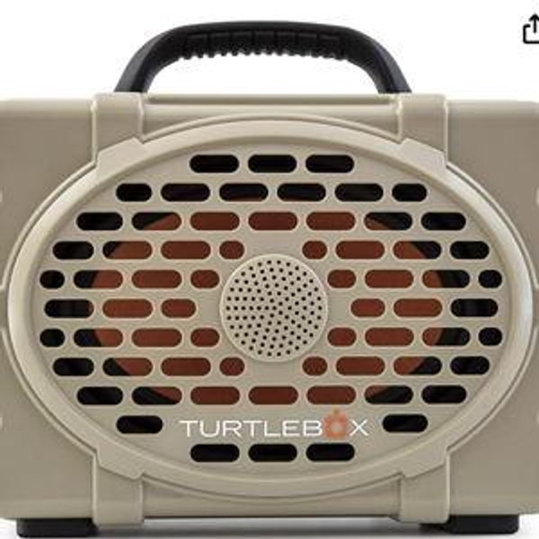 Turtlebox Original Gen 3: Portable Outdoor Bluetooth Speaker – Ultra-Loud (120dB), Waterproof (IP67), Rugged, Impact-Resistant, 3-Day Battery | Party Mode: Unlimited Pairing for Stereo Sound, Tan