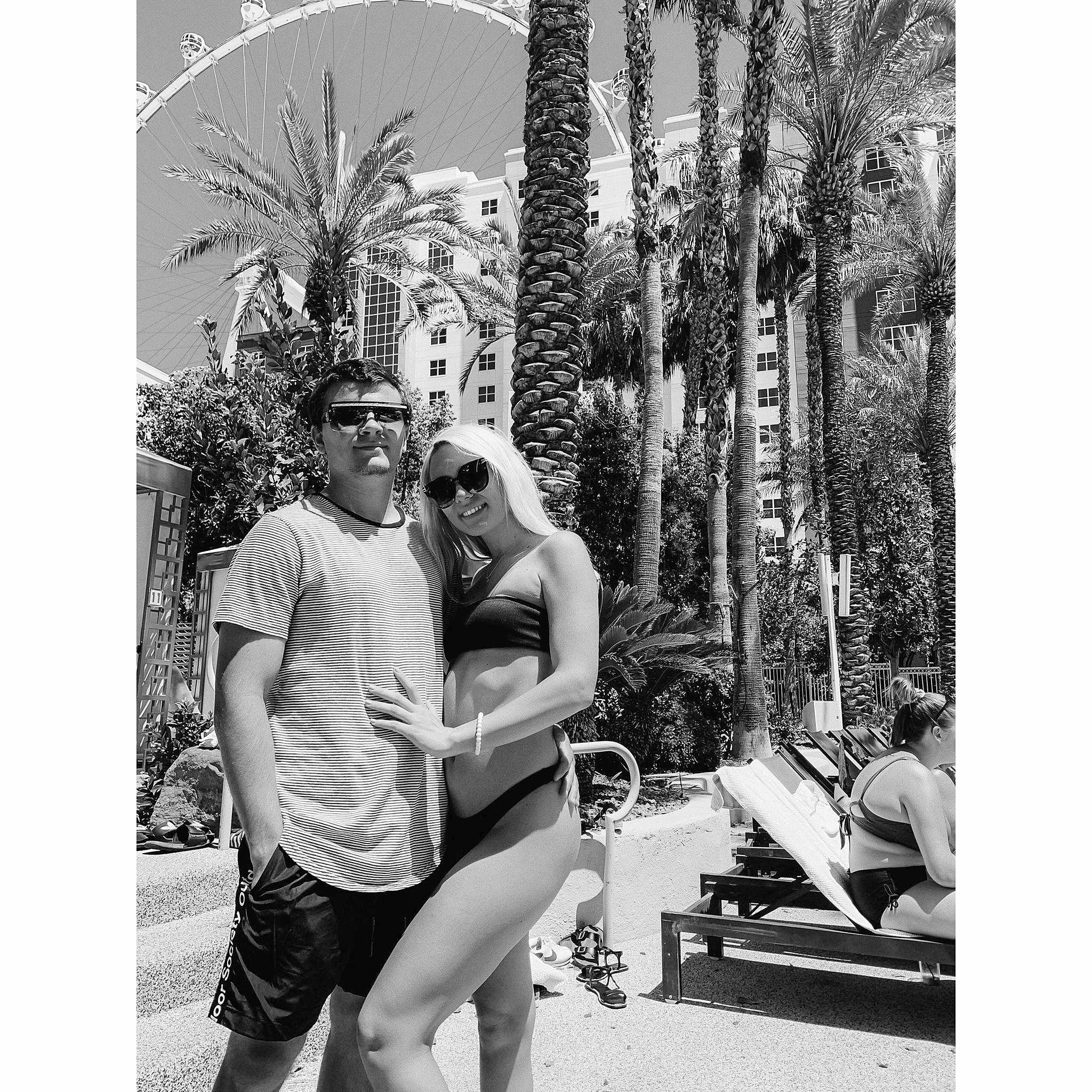 Celebrating Jordyn's birthday in Vegas 2021