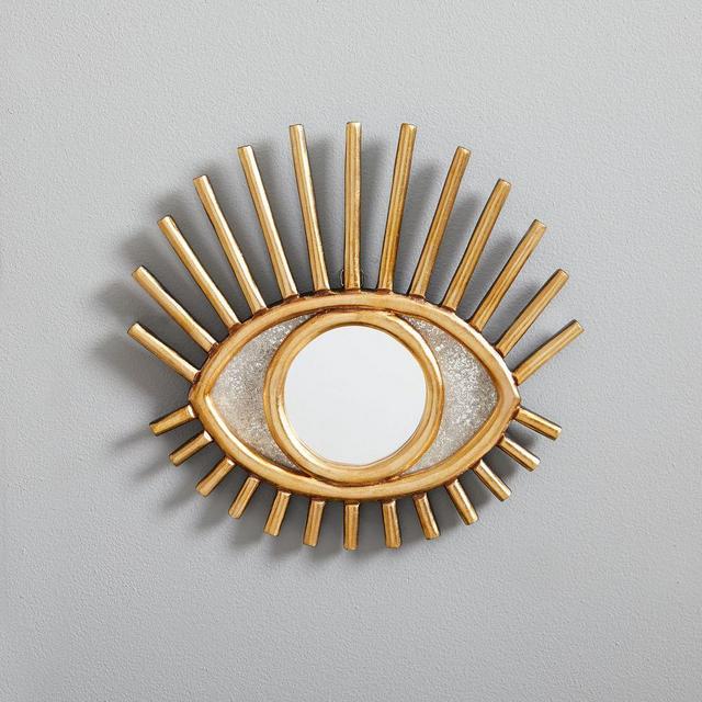 Peruvian Wall Mirror, Gold Eye