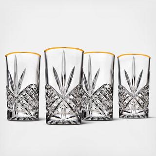 Dublin Banded Highball Glass, Set of 4