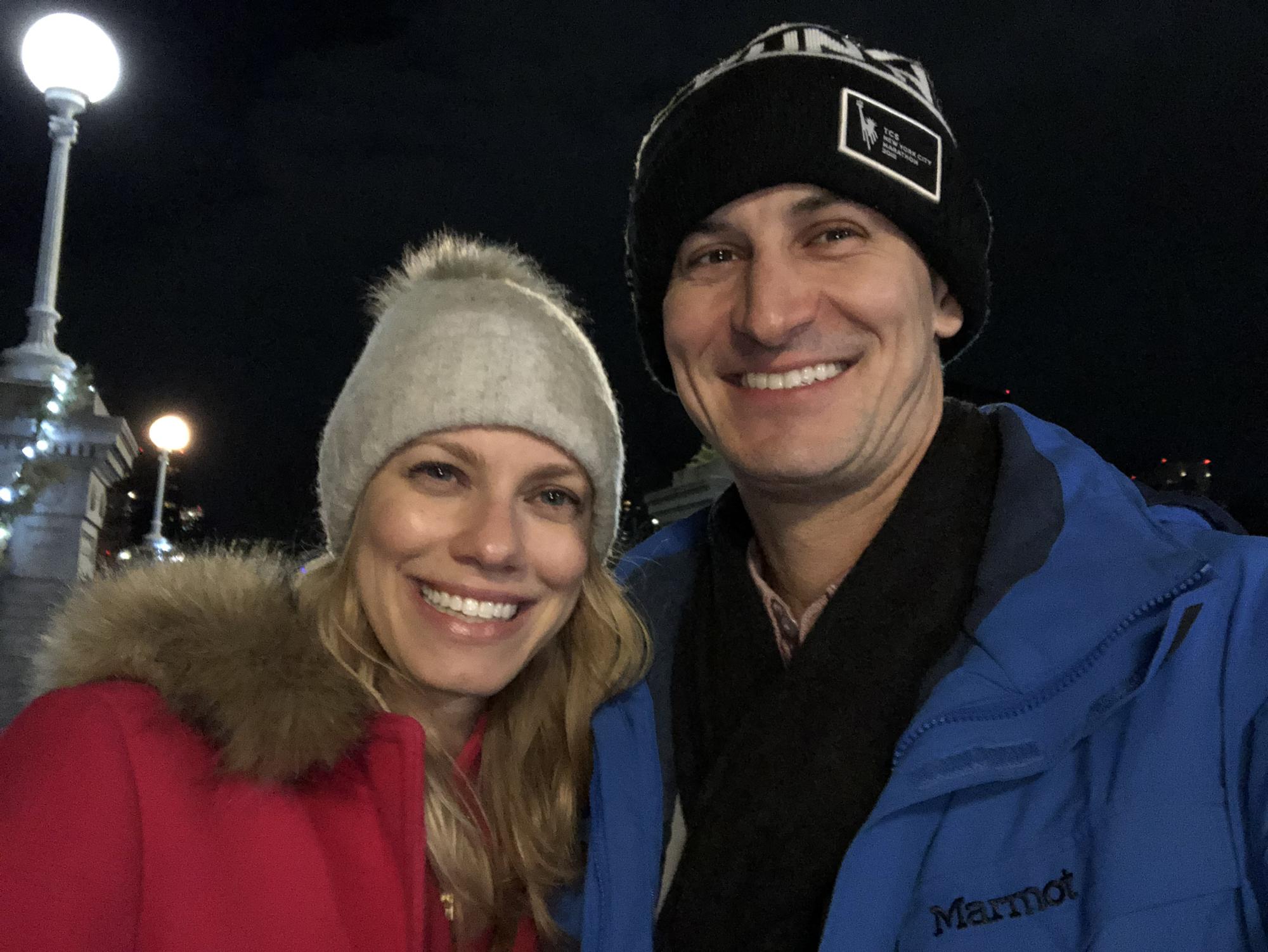 4th date: ice skating on Frog Pond, Boston Common