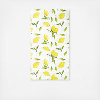 Lemon Drop Guest Towel Napkin, Set of 40