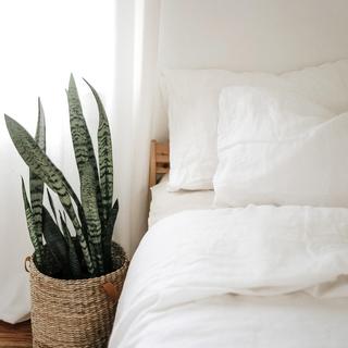 Stonewashed French Linen 4-Piece Sheet Set