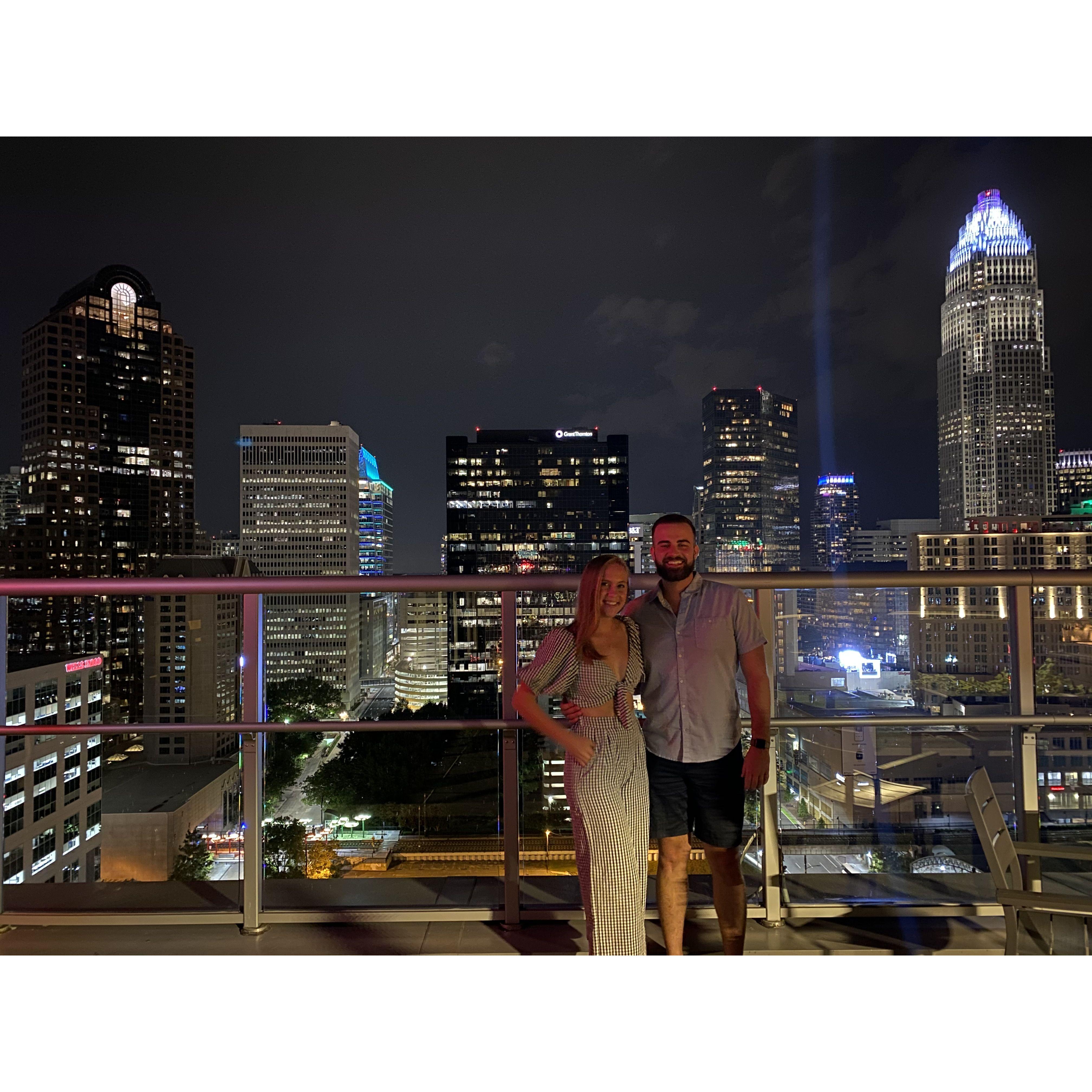 Our first trip together (to Charlotte!) that would eventually become home