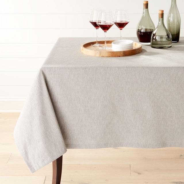 Linden Grey 60"x144" Tablecloth
