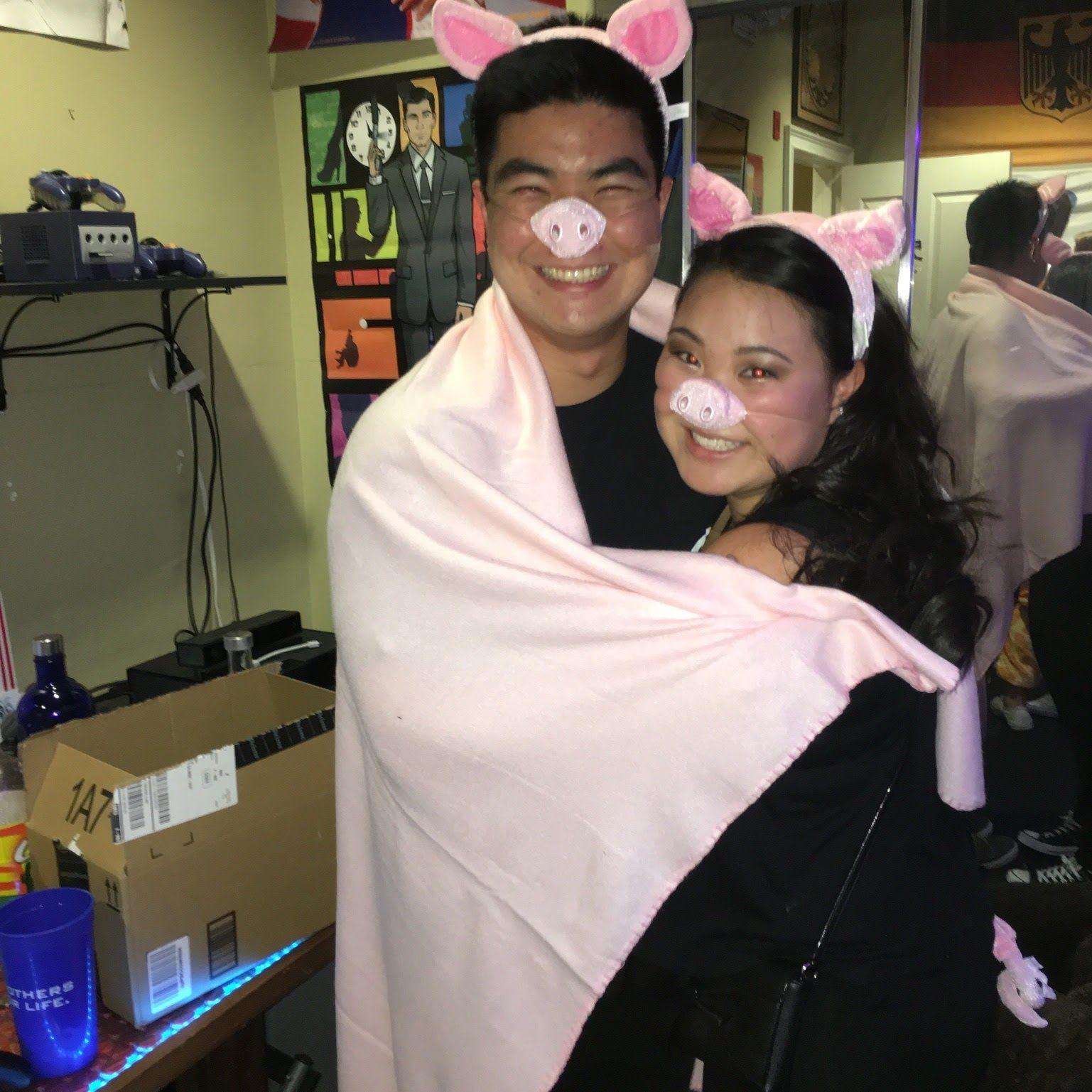 Two pigs in a blanket.