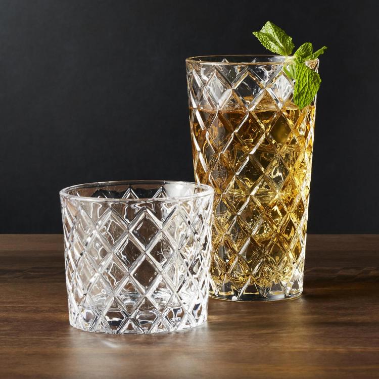 Hatch Faceted Tall Cocktail Glass + Reviews