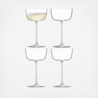 Borough Cocktail Saucer, Set of 4