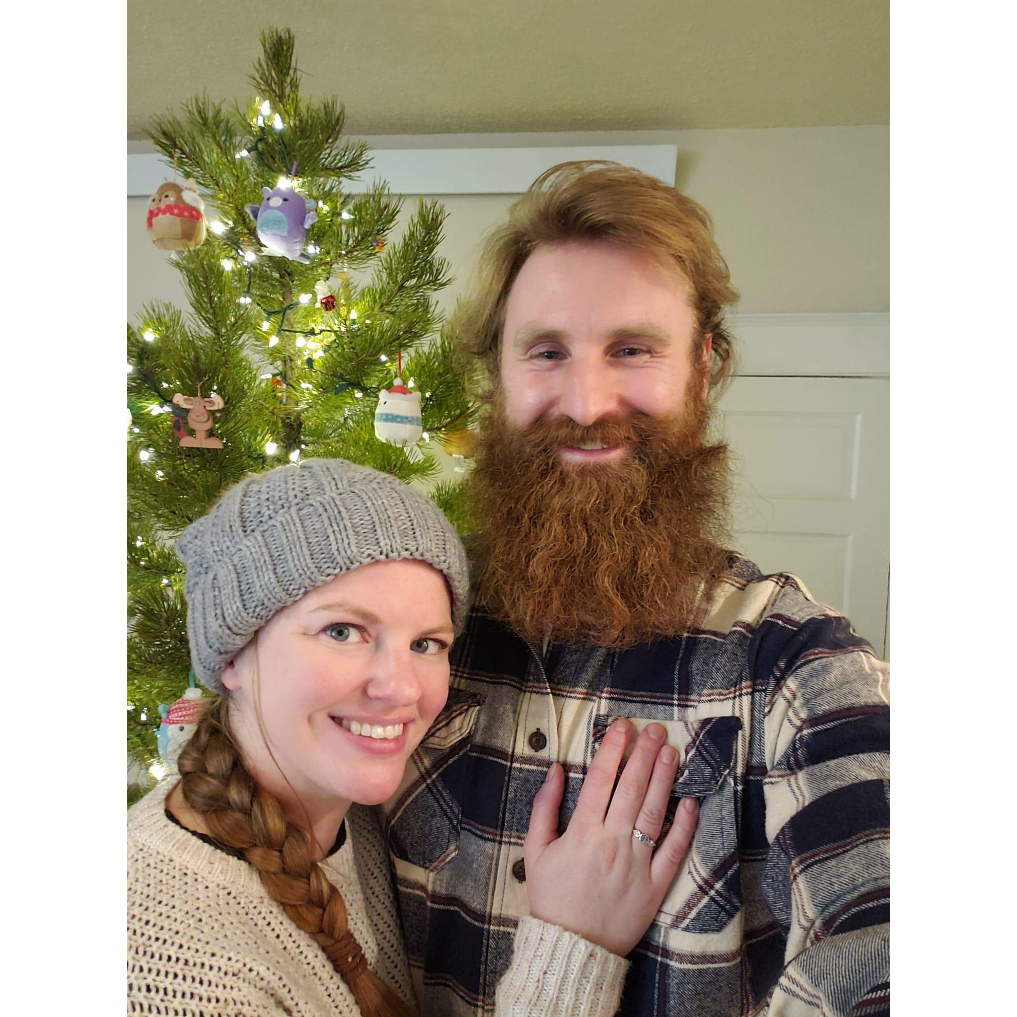 We got engaged! December 9, 2023