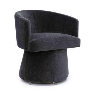 Tov Kristen Chenille Rolling Desk Chair