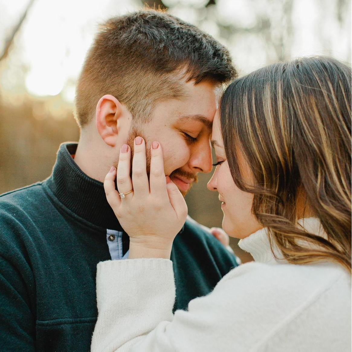 One of our favorite photos from our engagement session!