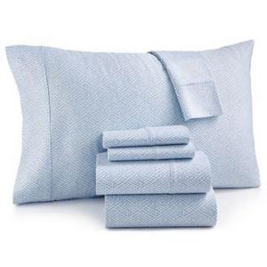 Sunham - CLOSEOUT! Sorrento Print 500 Thread Count 6-Pc. King Sheet Set