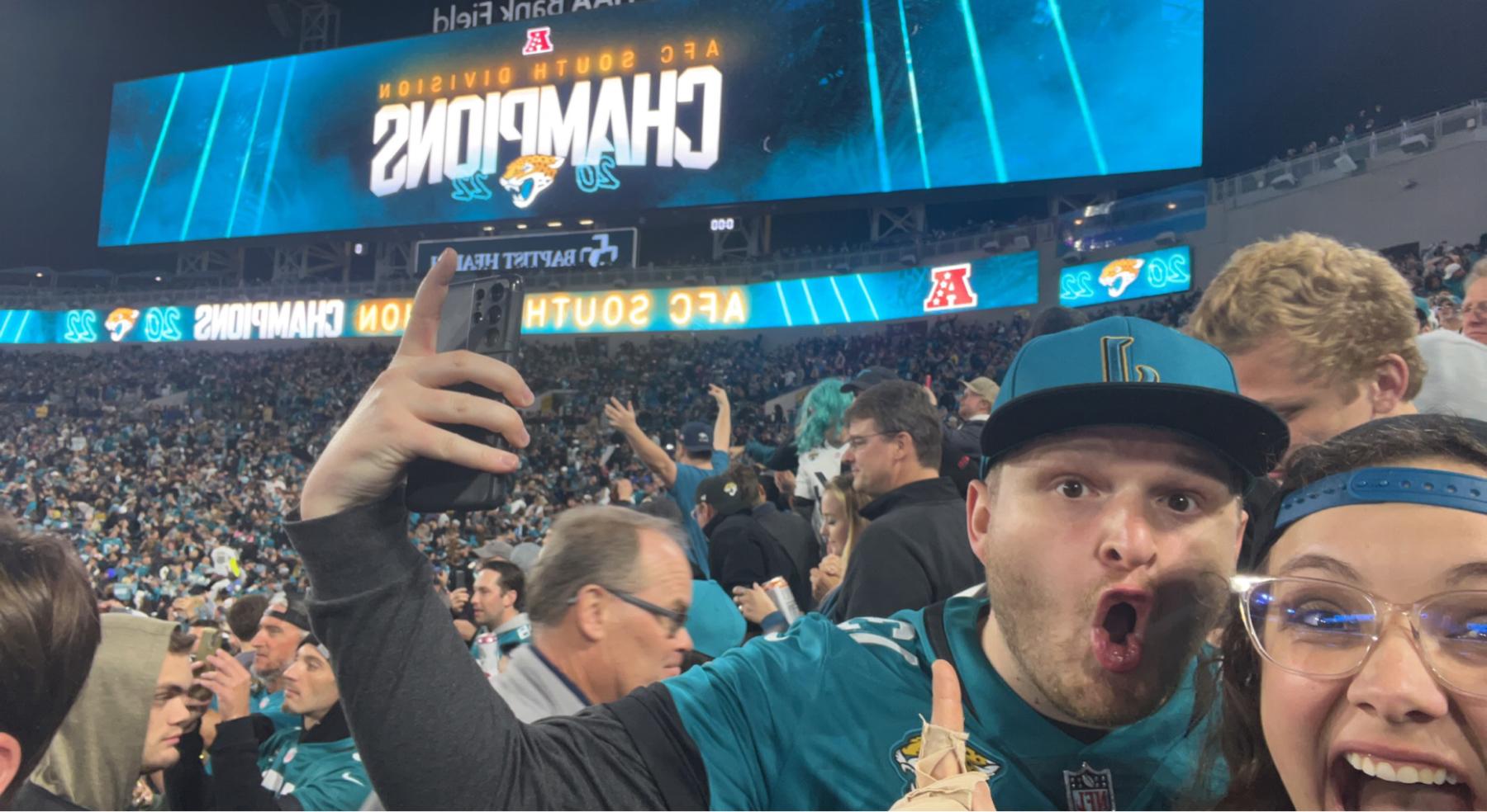 Alex's first trip to the Jags stadium and a HUGE win, Jan 2023