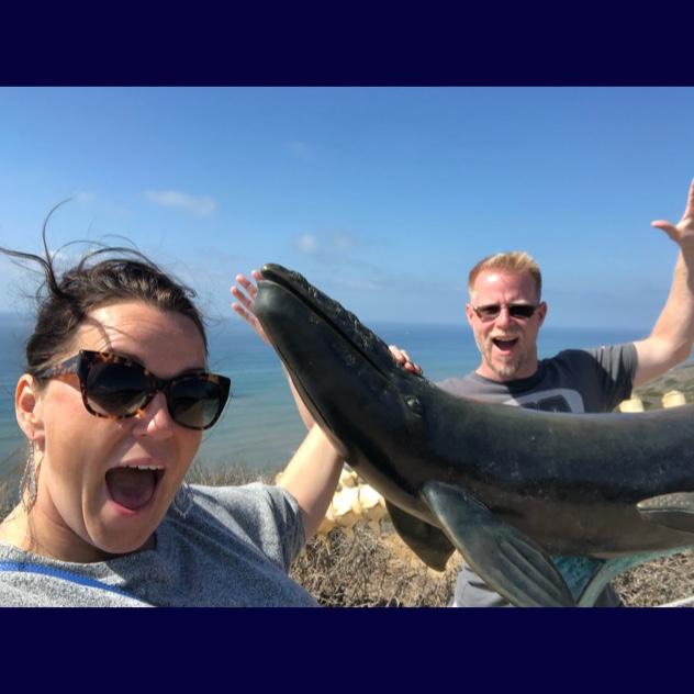 Whale watching in San Diego! This was as close as we got this trip!