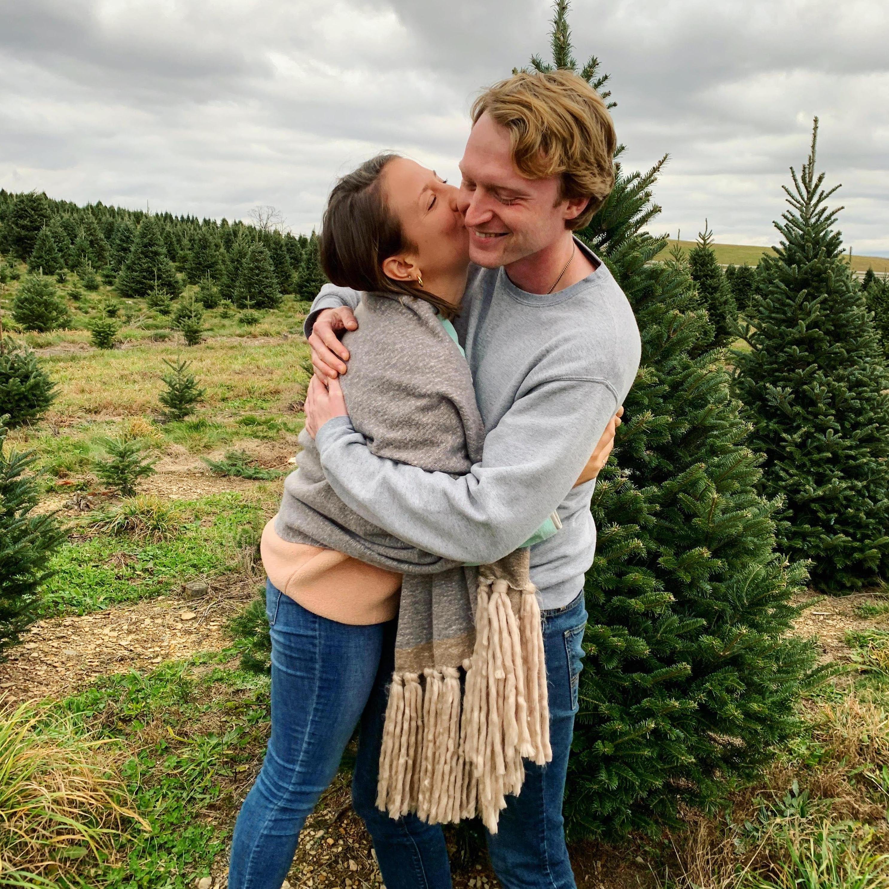 The annual Christmas tree hunt!