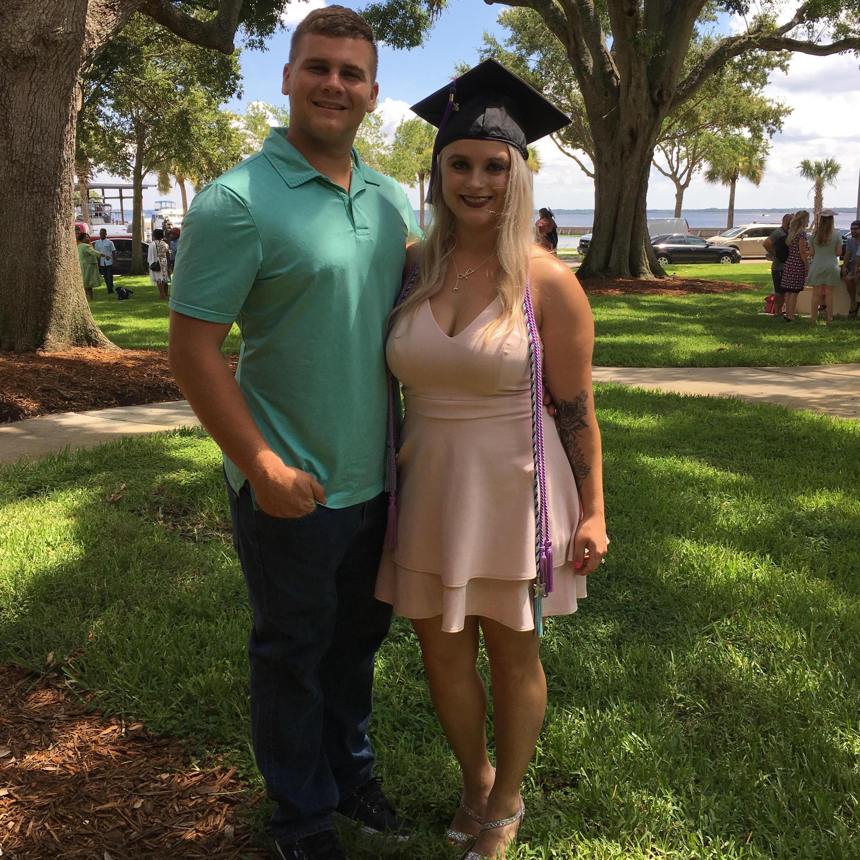 Kaela's graduation from nursing school