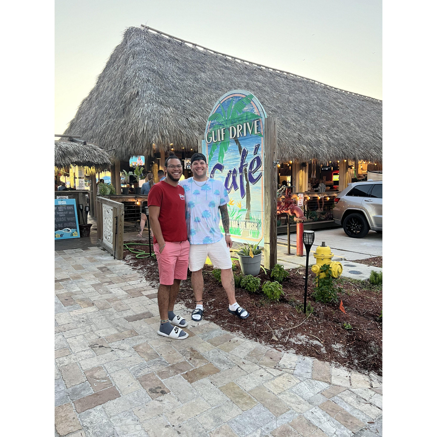 Drinks at a local KoKoNut Hut in Florida!