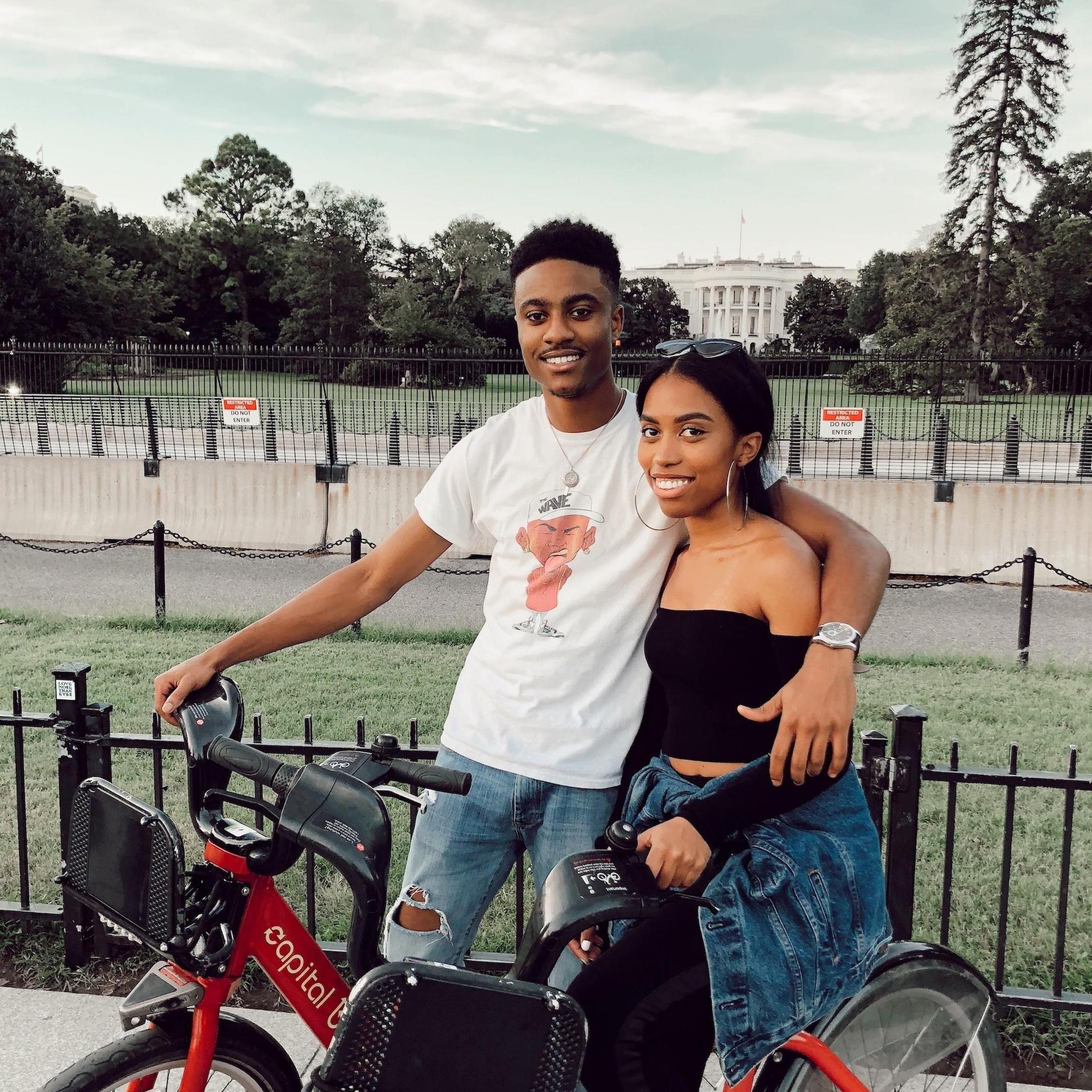Riding bikes in D.C.