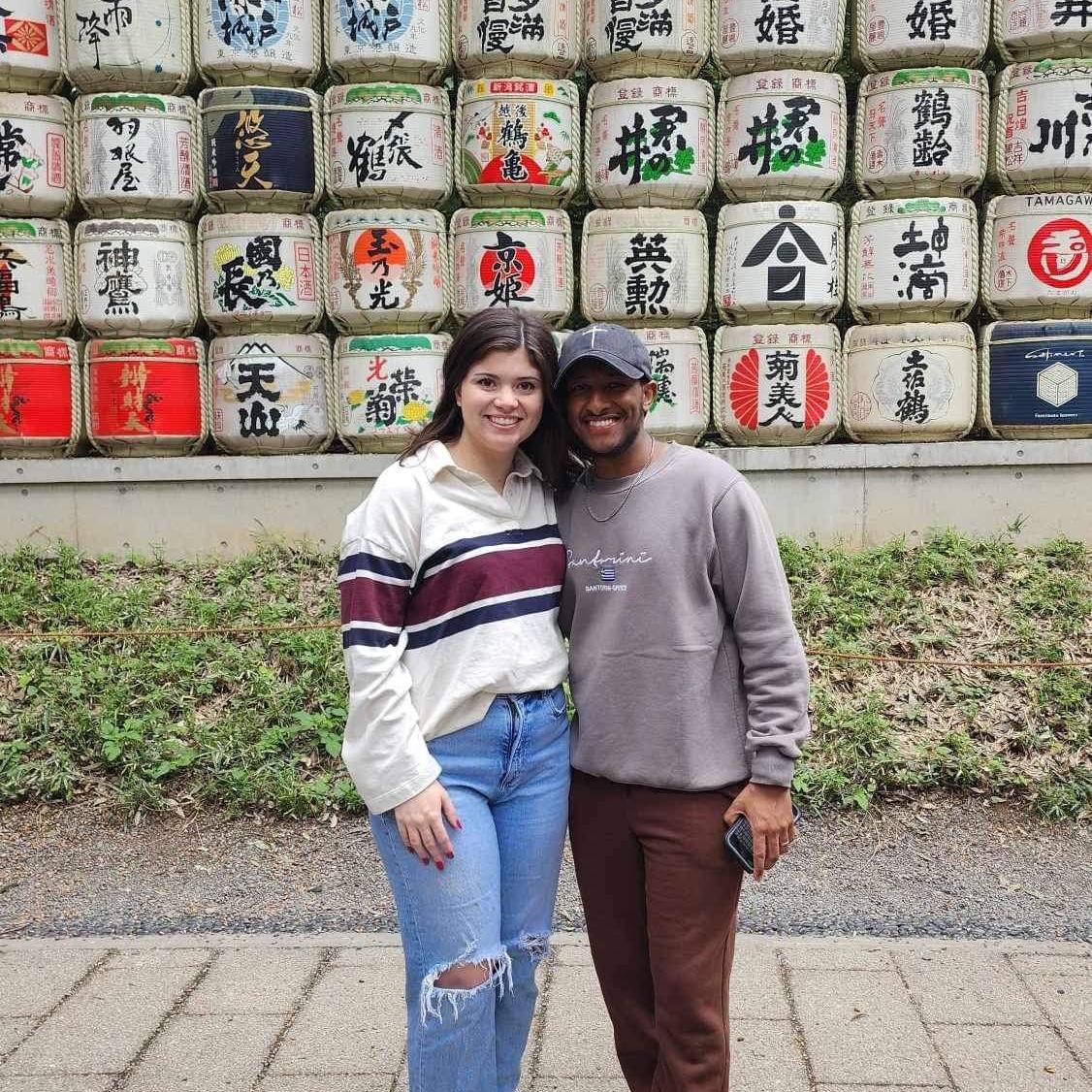 Our first trip to Asia together!