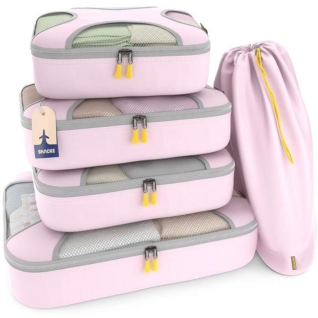 5 Set/8 Set Packing Cubes - Travel Organizers with Laundry Bag