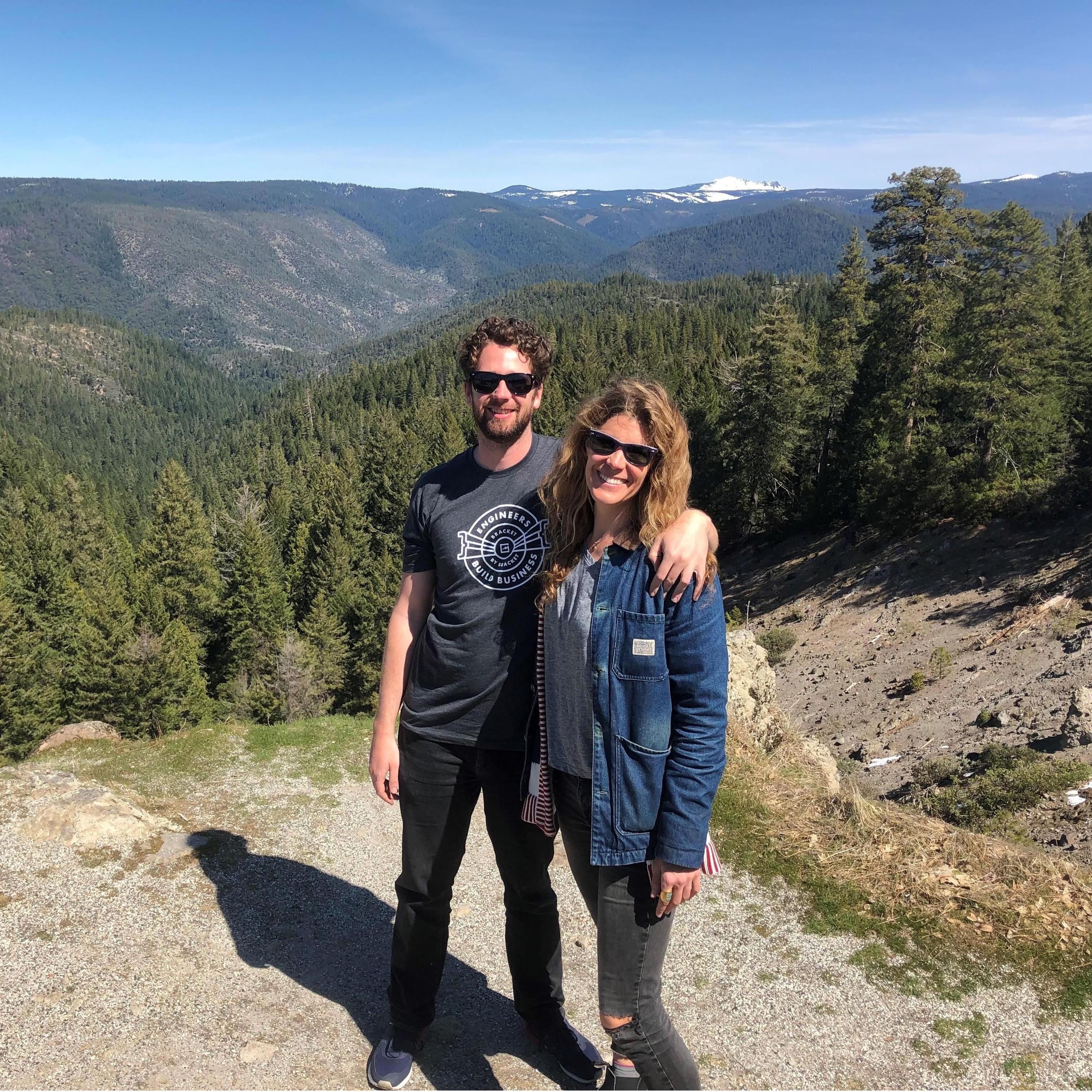 One time en route to the Goehausen's in Grass Valley, we actually pulled over at one of those signs that said "scenic view."