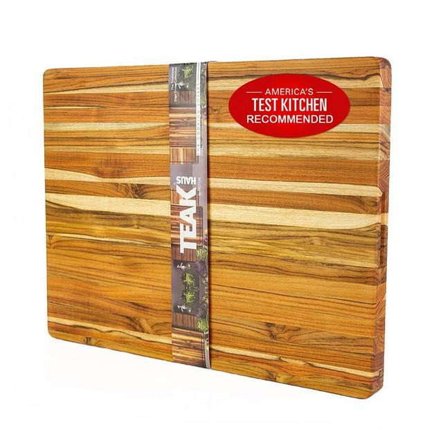 TEAKHAUS Wood Cutting Board Block