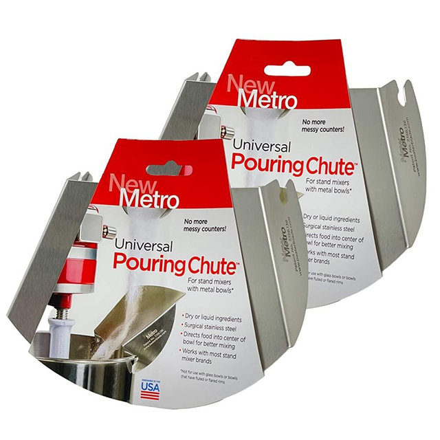 New Metro Design Set of 2 PC-10 Pouring Chutes for Stainless Steel Bowls