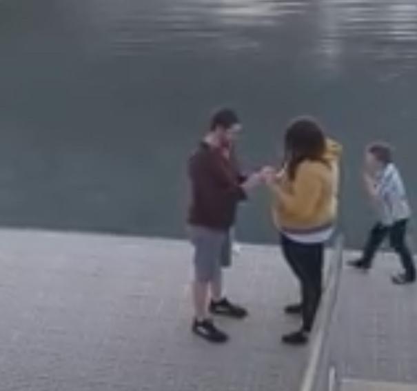 Our lake side engagement in Arizona Dec 28th 2020