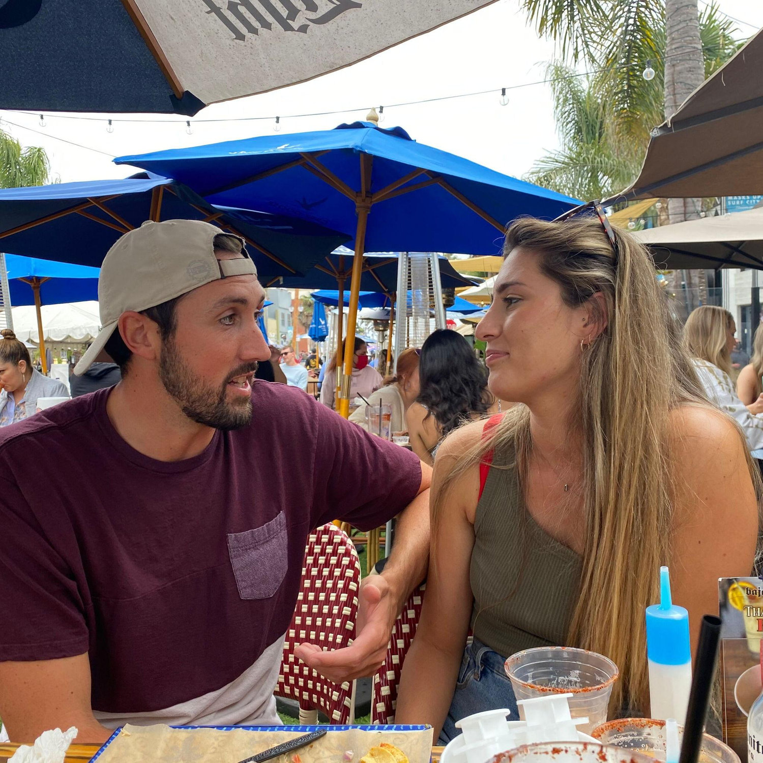Bri and Ariston captured this photo a couple hours into our first date