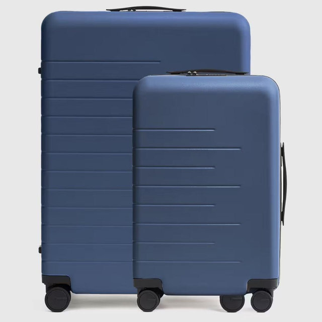 Small Carry-On & Large Check-In Suitcase Set - Navy