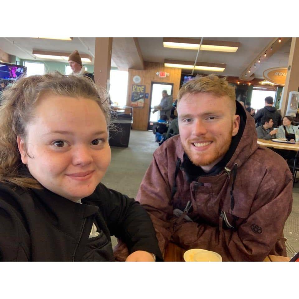 We went Snowboarding