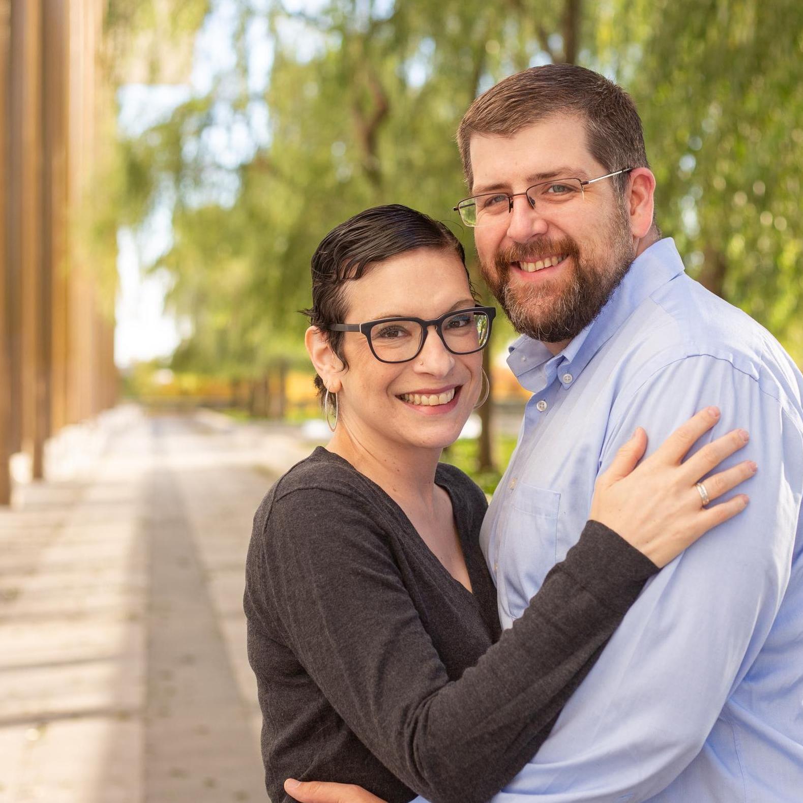 Did I mention it was cold at the Kennedy Center during our engagement photo shoot?