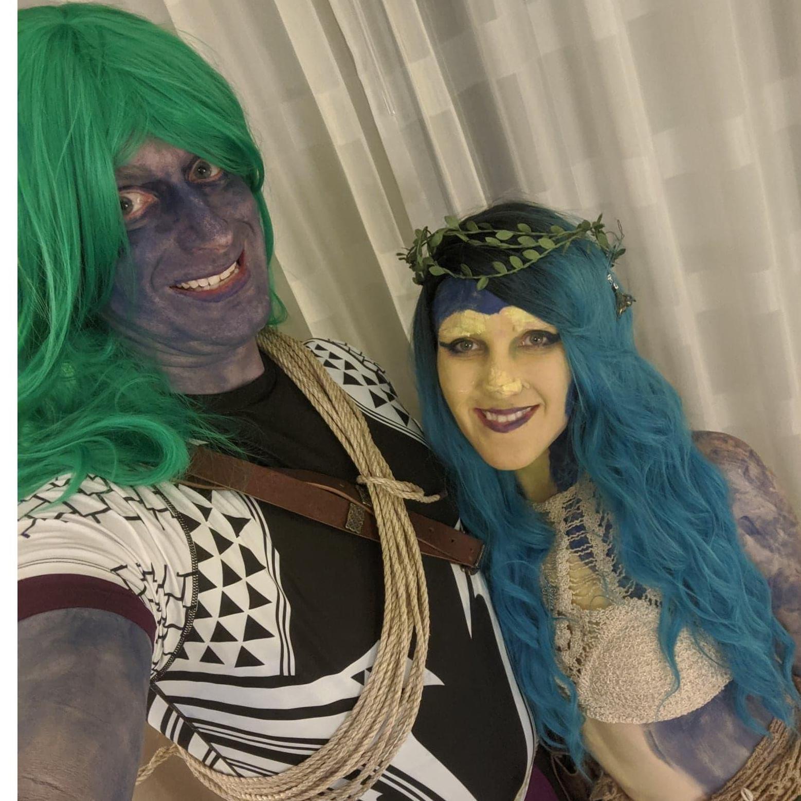 A little bit of Cosplay as our D&D characters