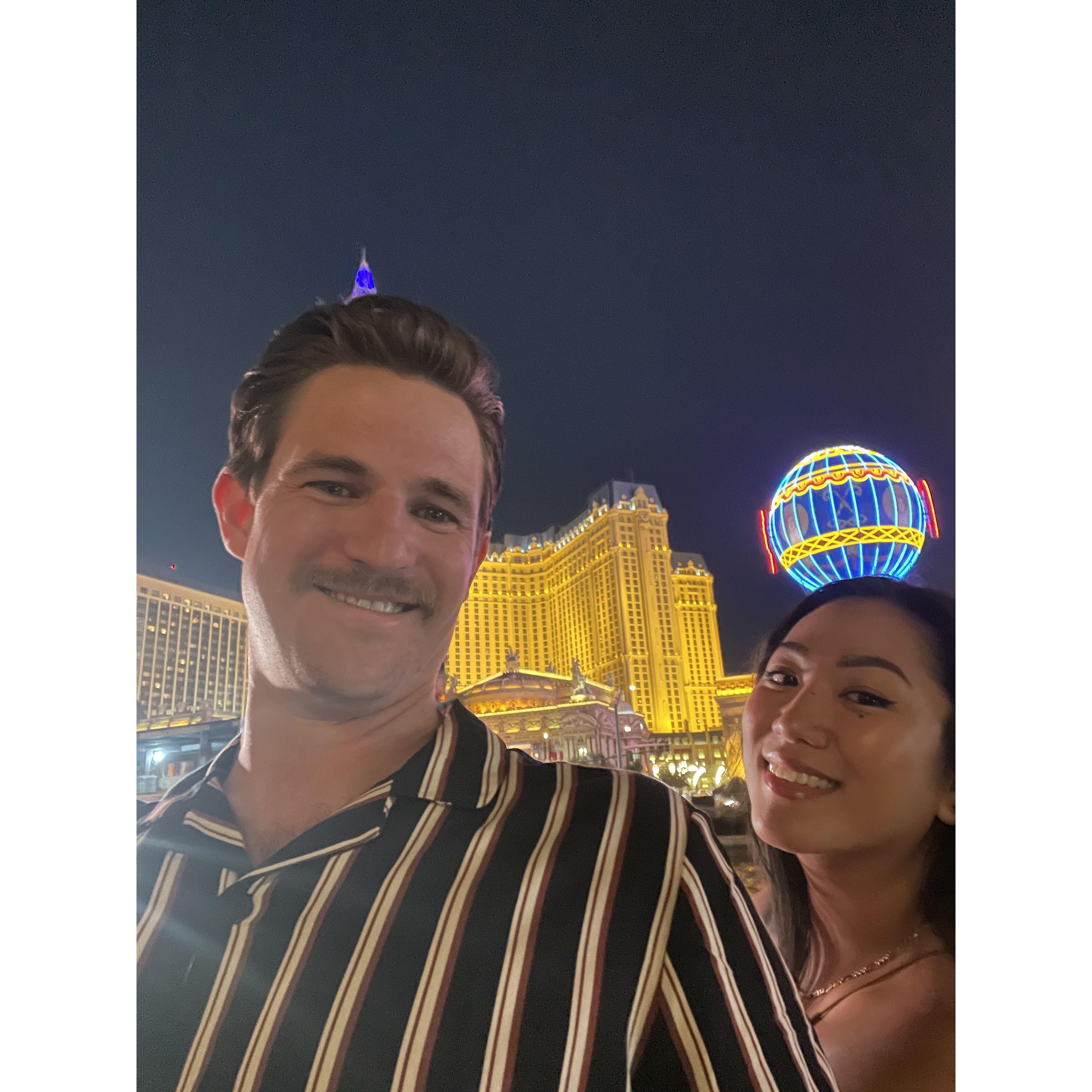 First trip to Las Vegas to meet Mom and family!
