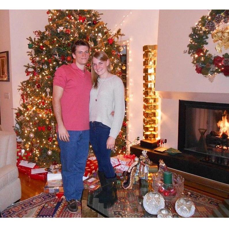 Alison and Stefan's first holiday season together!