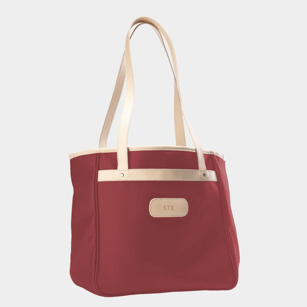 Red Coated Canvas Amelia Tote