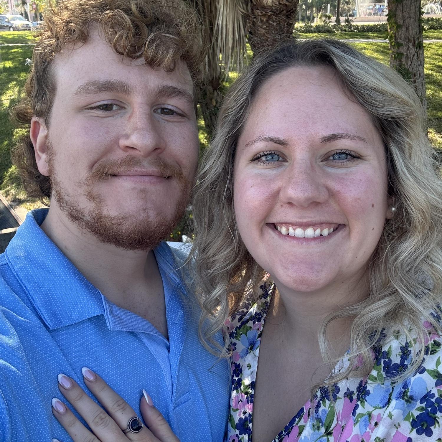 Photo from the day Drayton proposed!