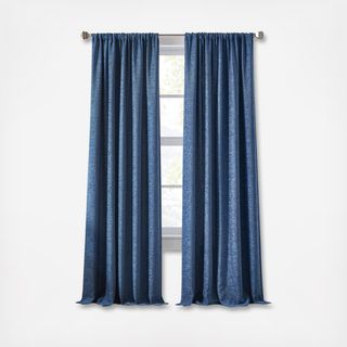 Boucle Chenille Poletop Room Darkening Lined, Set of 2