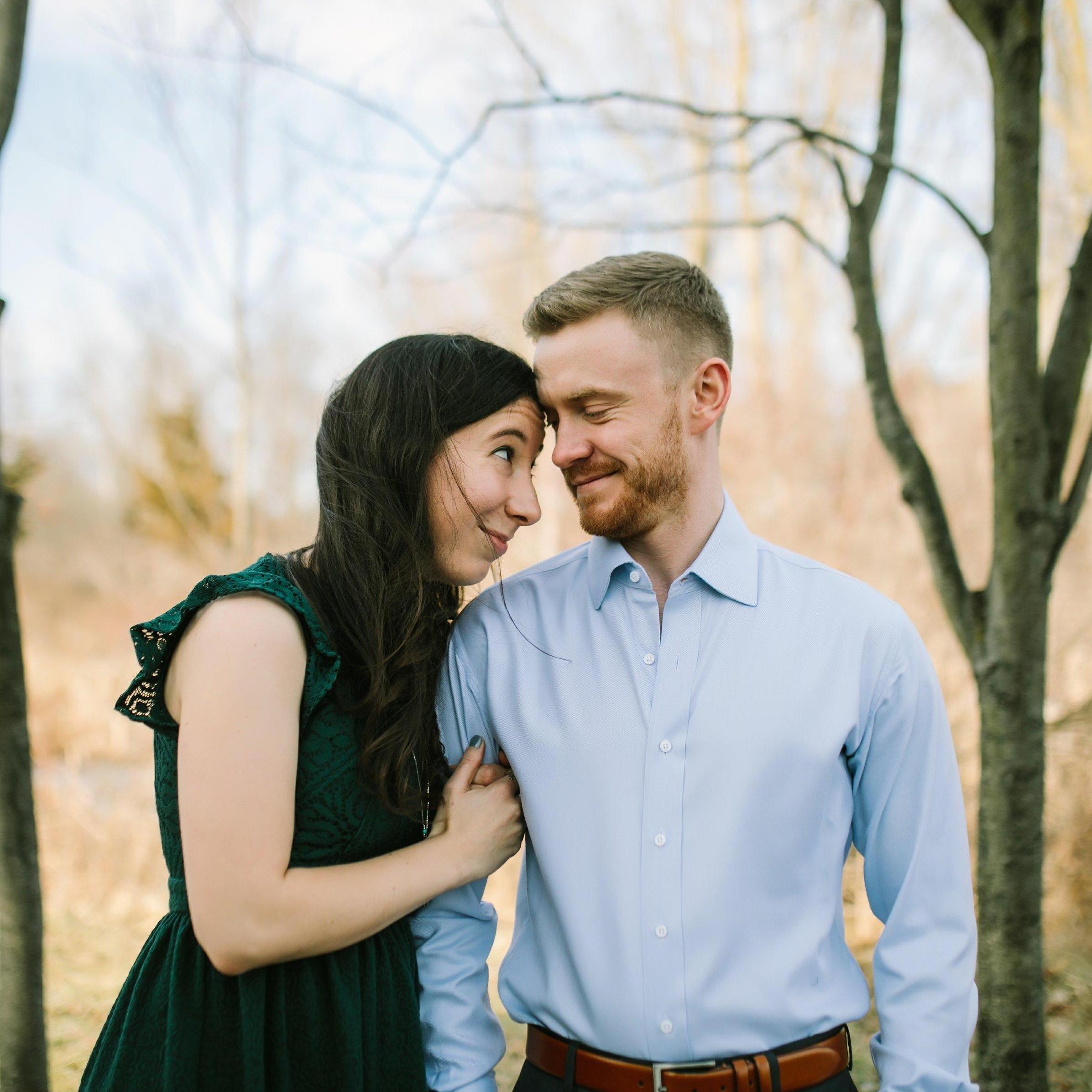 My funniest face of our engagement session