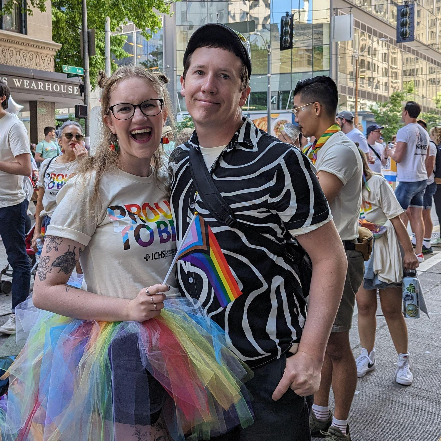First Seattle Pride Parade together