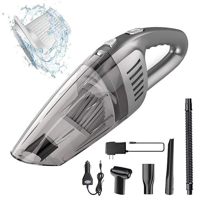 Benefast Portable Cordless Car Handheld Vacuum Cleaner, Strong Suction 8000PA, High Power 120W, Wet & Dry Use, Quick Cleaning for Vehicle, House, Office