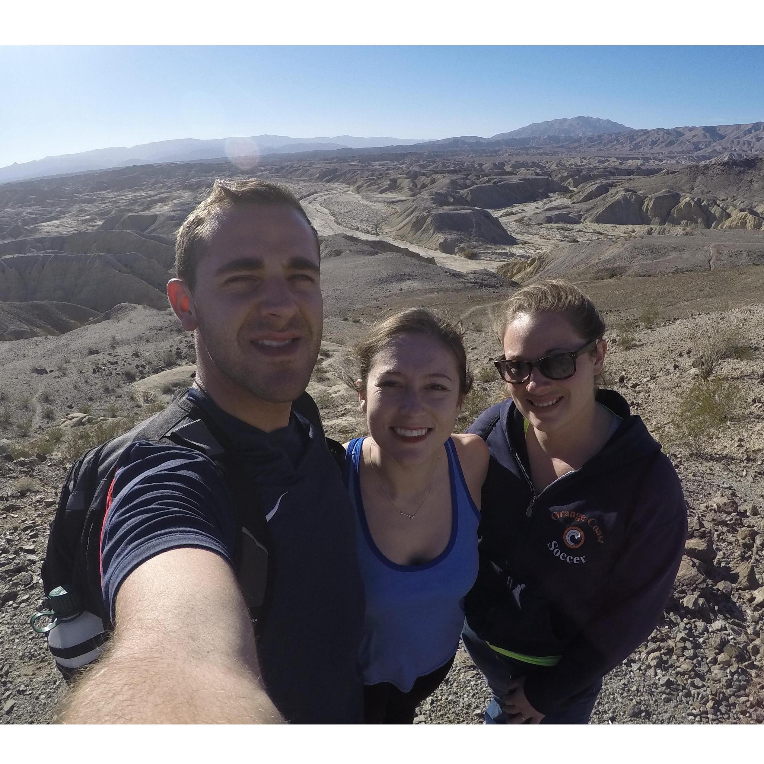 Anza-Borrego, January 2014.
Our first camping trip together!