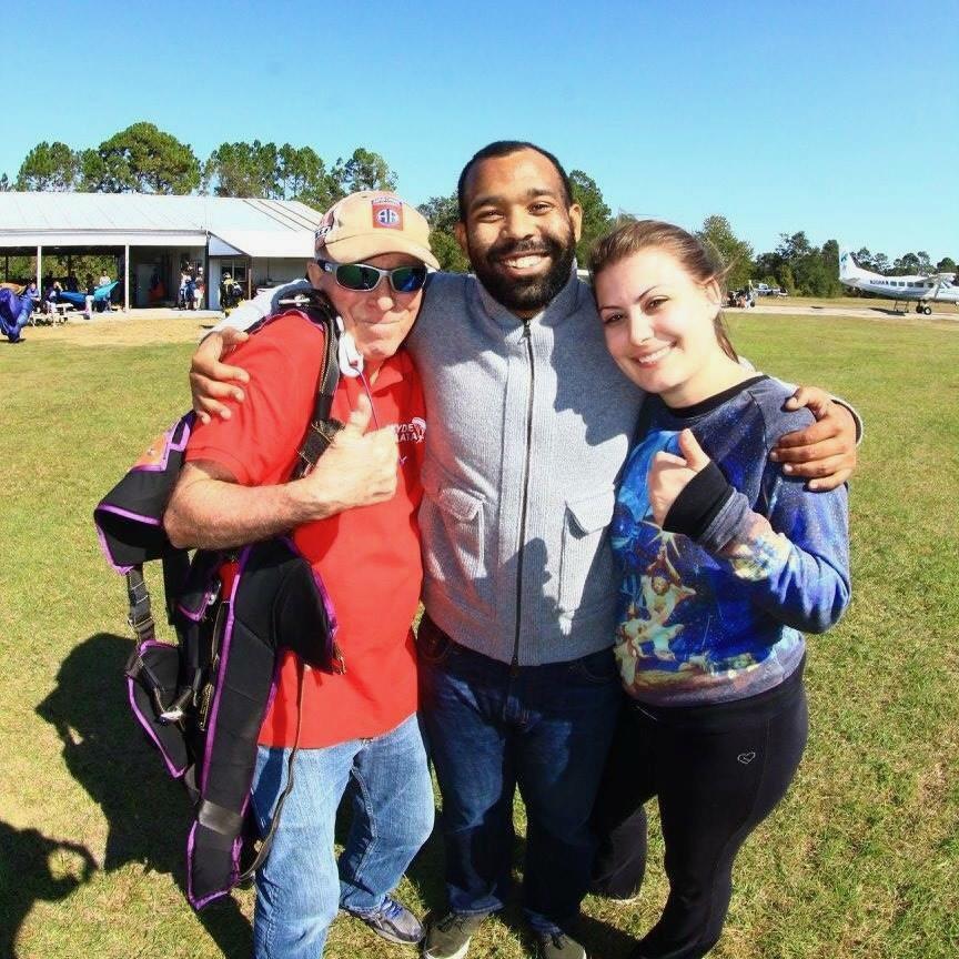 First time skydiving, 2016 :)
