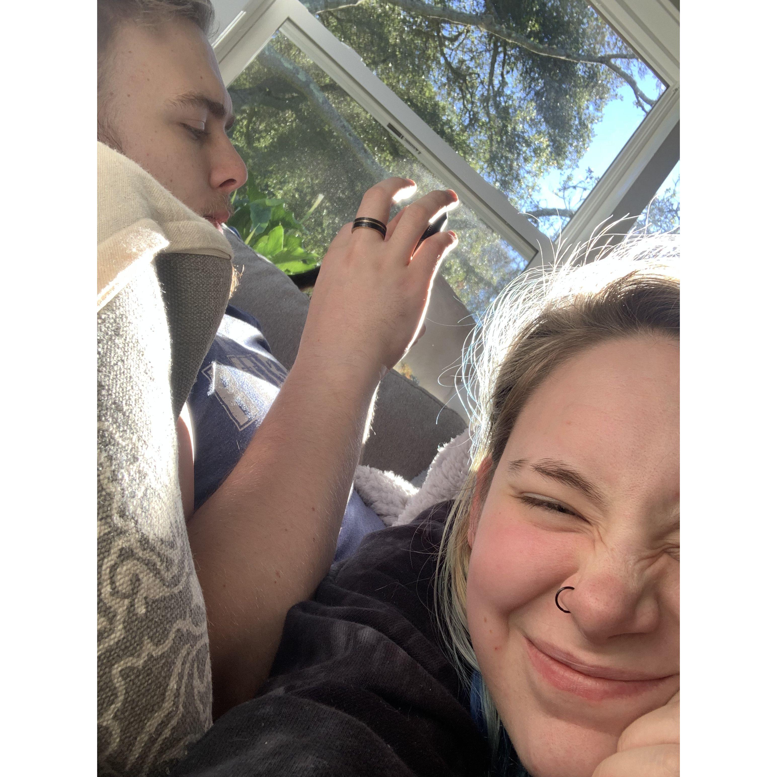 taken the morning after Will surprised Katie for Next Years