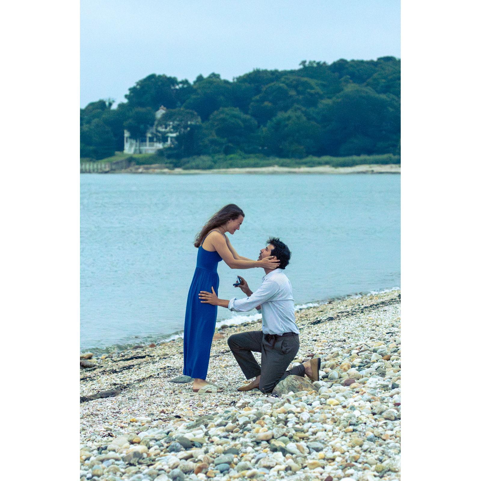 Proposal in Shelter Island, New York.