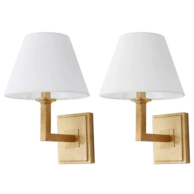 Safavieh Pauline 1-Light Wall Sconce in Gold (Set of 2)